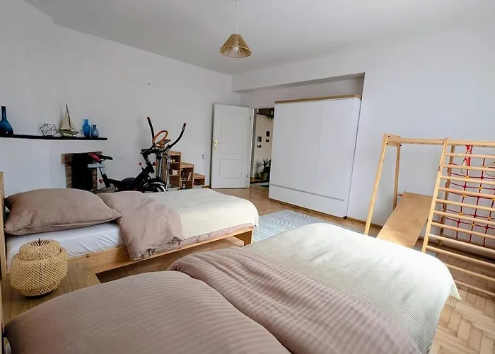 70m Mieszkanie W Domu Jednorodzinnym Do 8 Osob, Darmowy Parking, Atrakcje Dla Dzieci, Balkon, Duzy Ogrod Daire